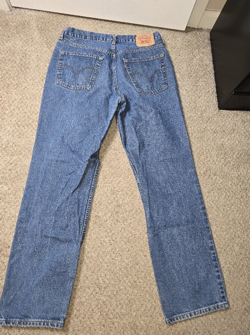 Levi's Vintage Y2K Men's 630 Relaxed Straight Jeans in Blue Denim Size 36 × 32